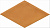 Керамическая плитка KERAMA MARAZZI Декор Риад оранжевый глянцевый 13,5x7,8x0,9