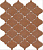 Керамический гранит KERAMA MARAZZI Арабески Марокко коричневый глянцевый 26x30x0,7