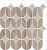 Керамическая плитка KERAMA MARAZZI Декор Ифран наборный бежевый светлый глянцевый обрезной 30x32,5x0,9