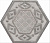 Керамическая плитка KERAMA MARAZZI Вставка Тюрен матовый 10,4x12x0,7