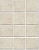Керамический гранит KERAMA MARAZZI Брюссель бежевый светлый матовый из 12 частей 9,8х9,8