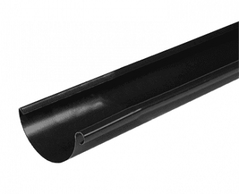 zhelob_3000_mm_d125_metall_profil_prestizh_tsvet_chernyy_ral_9005