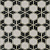 Керамический гранит KERAMA MARAZZI Декор Фреджио 4 черно-белый 20x20x0,8