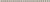 Керамическая плитка KERAMA MARAZZI Карандаш Бисер прозрачный глянцевый 20x0,6x1,1