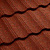 Композитная черепица Gerard Heritage, 1250x367мм, redwood