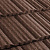 Композитная черепица Метротайл (Metrotile) серия MetroShake II, цвет пустыня, 1330х410 мм