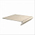 Керамический гранит KERAMA MARAZZI Ступень фронтальная Аллея светлый  30x30x0,8