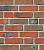Облицовочный кирпич ручной формовки Roben Wiesmoor rotblau-bunt NF, 240x115x71