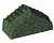 Торцевой треугольный конек Gerard, forest green (131)