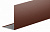 L-профиль 100/150 Aquasystem, Pural 0.5, 2.0 м, RAL 8017 коричневый