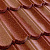 Композитная черепица Метротайл (Metrotile) серия MetroBond, двухцветная, цвет красно- желтый, 1330х4