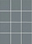 Керамический гранит KERAMA MARAZZI Агуста синий матовый 30x40x0,7 из 12 частей 9,8х9,8
