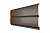 Металлический сайдинг Металл Профиль L брус XL Гладкий, 0.5 VALORI, Dark Brown