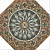 Керамический гранит KERAMA MARAZZI Декор Стемма  24x24x0,7