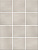 Керамический гранит KERAMA MARAZZI Бахия серый светлый глянцевый 29,8х39,8x0,7 из 12 частей 9,8x9,8