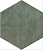 Керамический гранит KERAMA MARAZZI Гроссето зелёный матовый 20x23,1x0,7