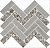Керамический гранит KERAMA MARAZZI Декор Монтиони мозаичный серый 34x35,5x0,9