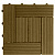 Садовый паркет Cm Garden (Гарден) Classic (широкие полоски), 300x300 мм, цвет OAK (дуб), 11 шт./упак